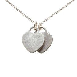 Tiffany Return to Double Heart Necklace Sterling Silver Women's TIFFANY&Co.