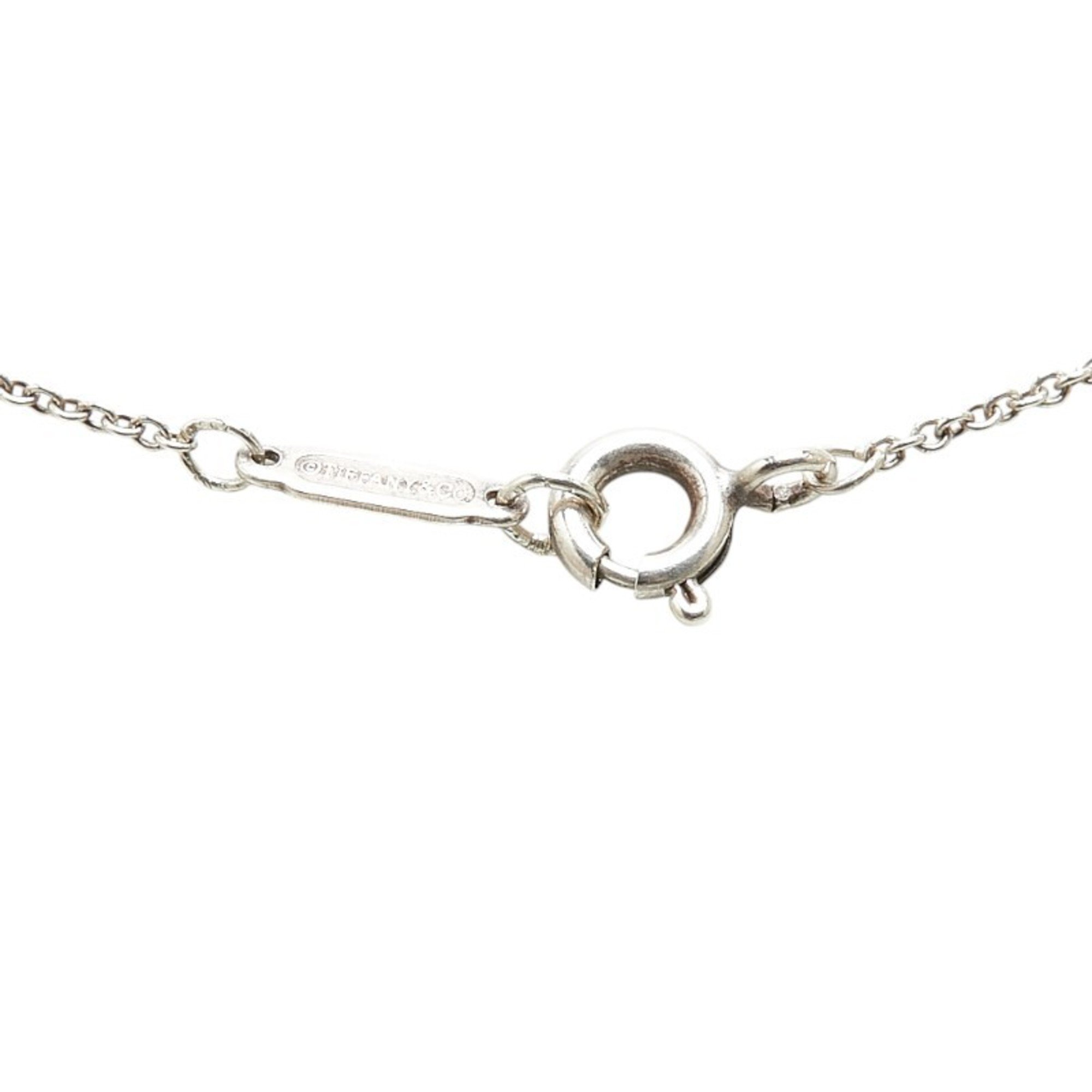 Tiffany Return to Double Heart Necklace Sterling Silver Women's TIFFANY&Co.