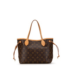 Louis Vuitton Monogram Neverfull PM Handbag M40155 Brown PVC Leather Women's LOUIS VUITTON