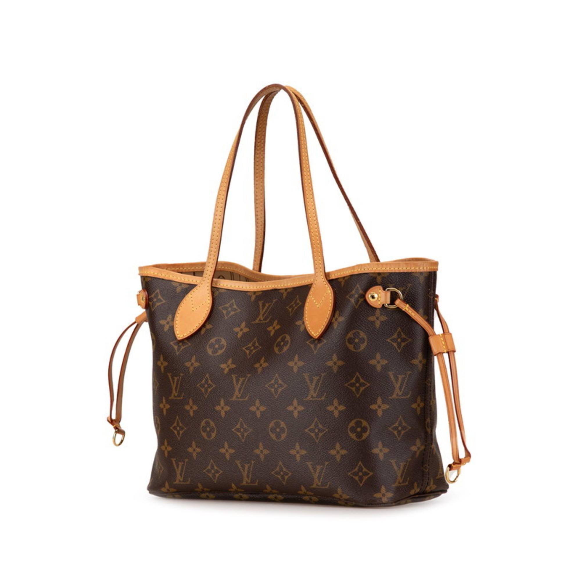 Louis Vuitton Monogram Neverfull PM Handbag M40155 Brown PVC Leather Women's LOUIS VUITTON