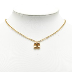 Chanel Coco Mark Necklace Gold Plated Women's CHANEL