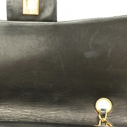 Chanel Shoulder Bag Matelasse Lambskin Black Women's