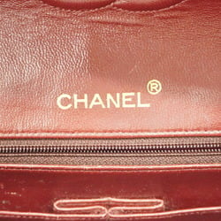 Chanel Shoulder Bag Matelasse Lambskin Black Women's