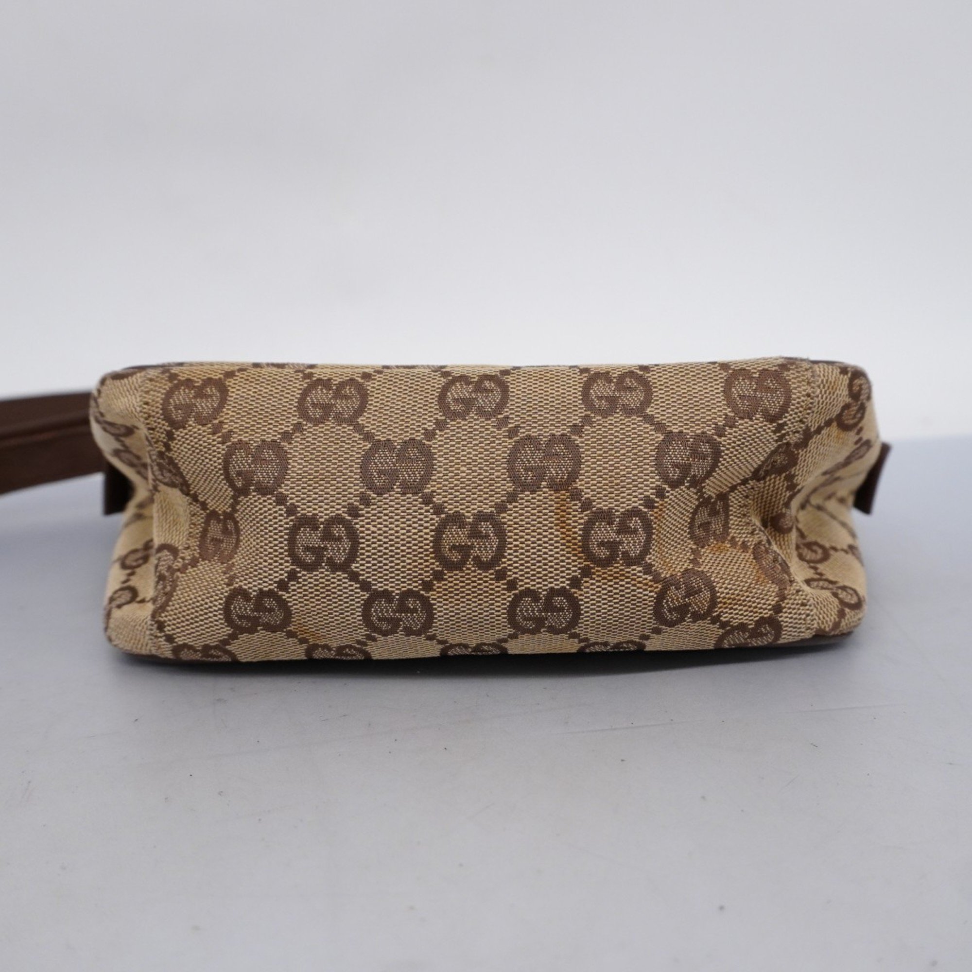 Gucci Shoulder Bag GG Canvas 018 1612 Beige Brown Women's