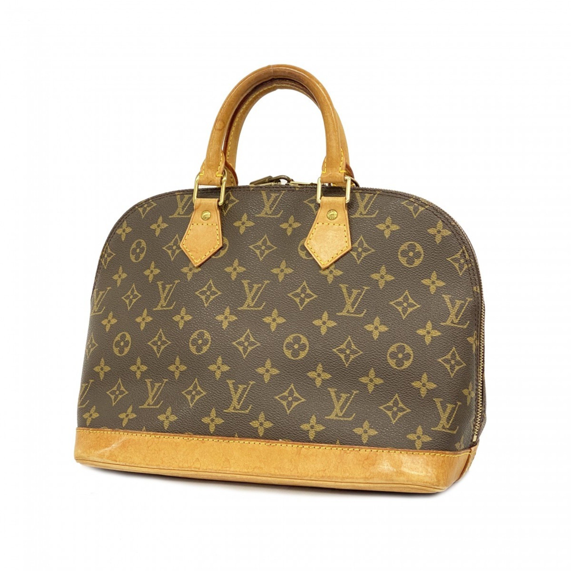 Louis Vuitton handbag Monogram Alma M51130 brown ladies