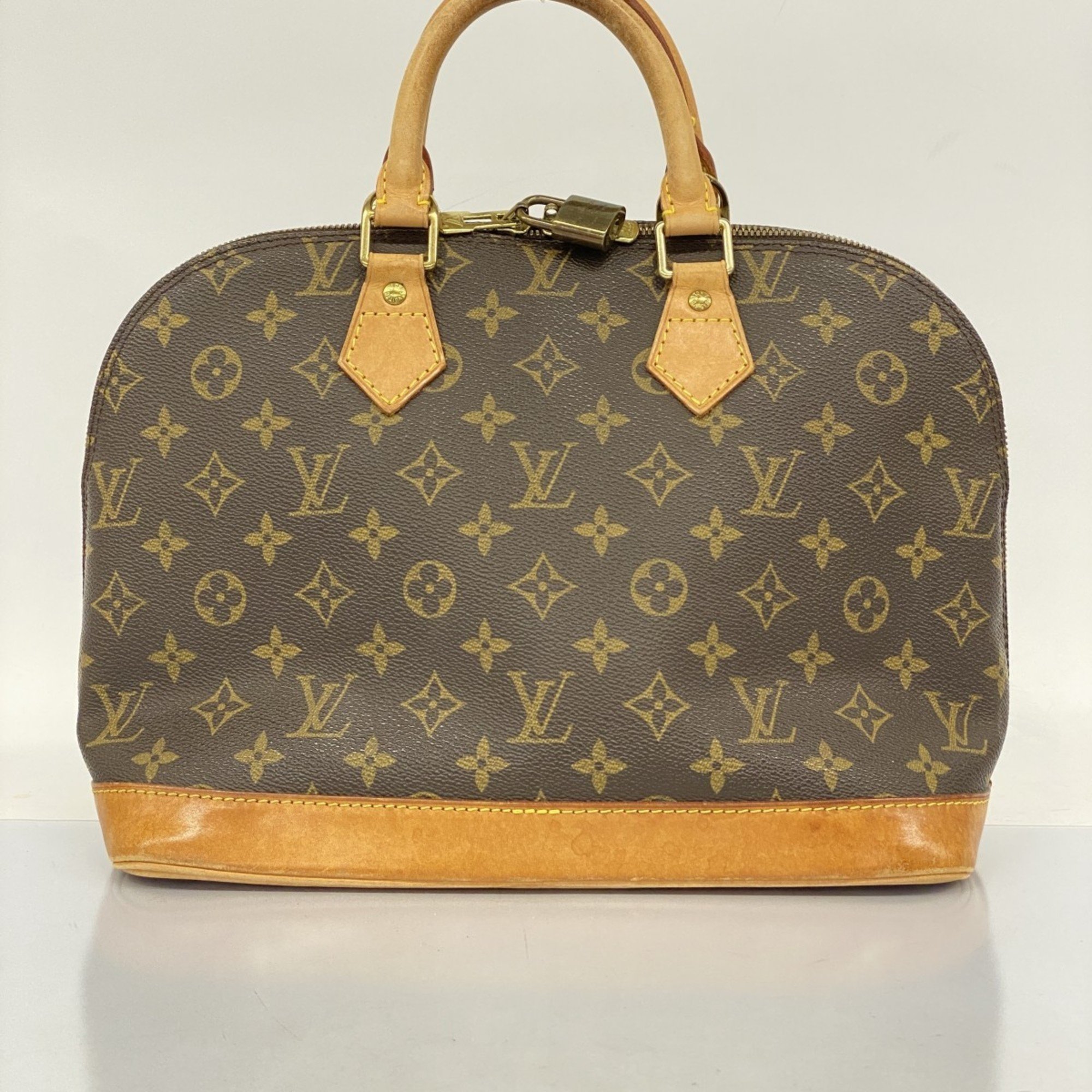 Louis Vuitton handbag Monogram Alma M51130 brown ladies