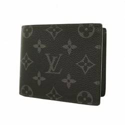 Louis Vuitton Wallet Monogram Eclipse Portefeuille Marco NM M62545 Black Men's