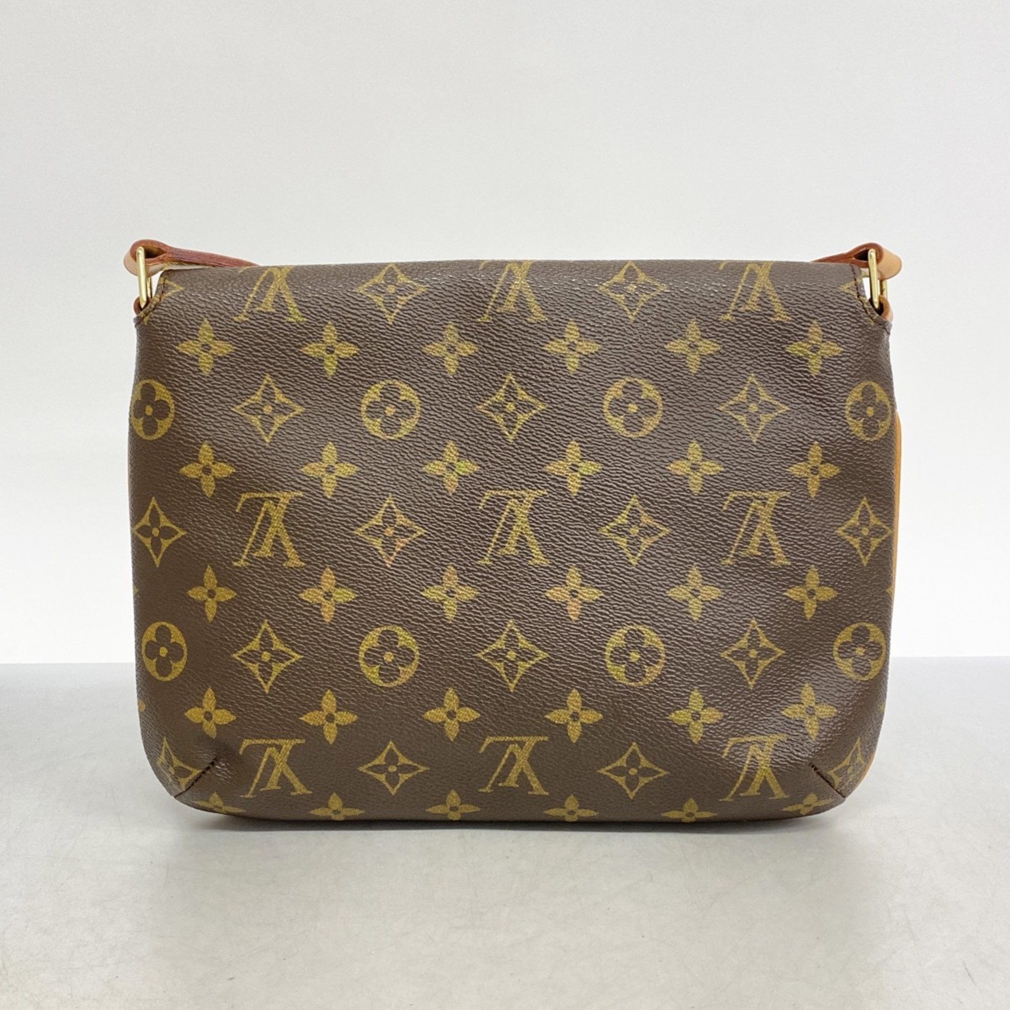 Louis Vuitton Shoulder Bag Monogram Musette Tango Short Strap M51257 Brown Women's