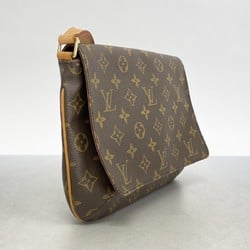 Louis Vuitton Shoulder Bag Monogram Musette Tango Short Strap M51257 Brown Women's