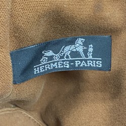 Hermes handbag Saxo PM canvas brown ladies