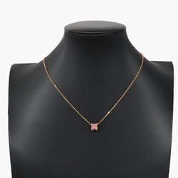 Cartier Necklace C de K18PG Pink Gold Tourmaline Ladies