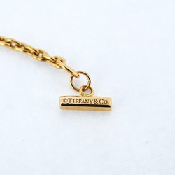 Tiffany Necklace T Medium Smile Diamond K18YG Yellow Gold Ladies