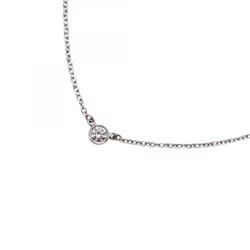 Tiffany Necklace by the Yard 1PD Diamond Pt950 Platinum Ladies