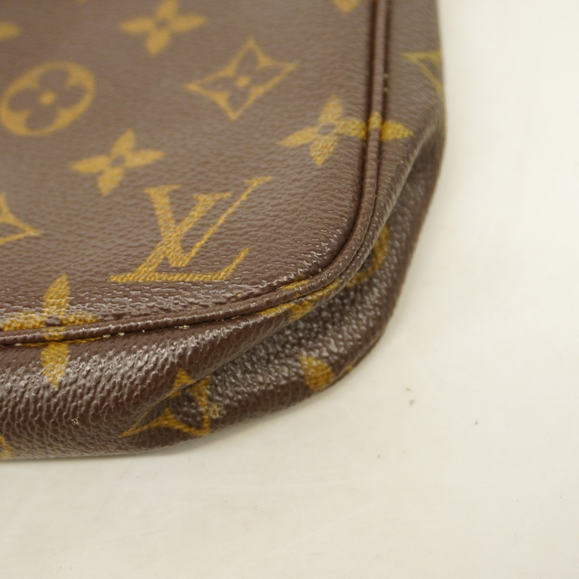 Louis Vuitton Pouch Monogram Pochette Accessoires M51980 Brown Women's