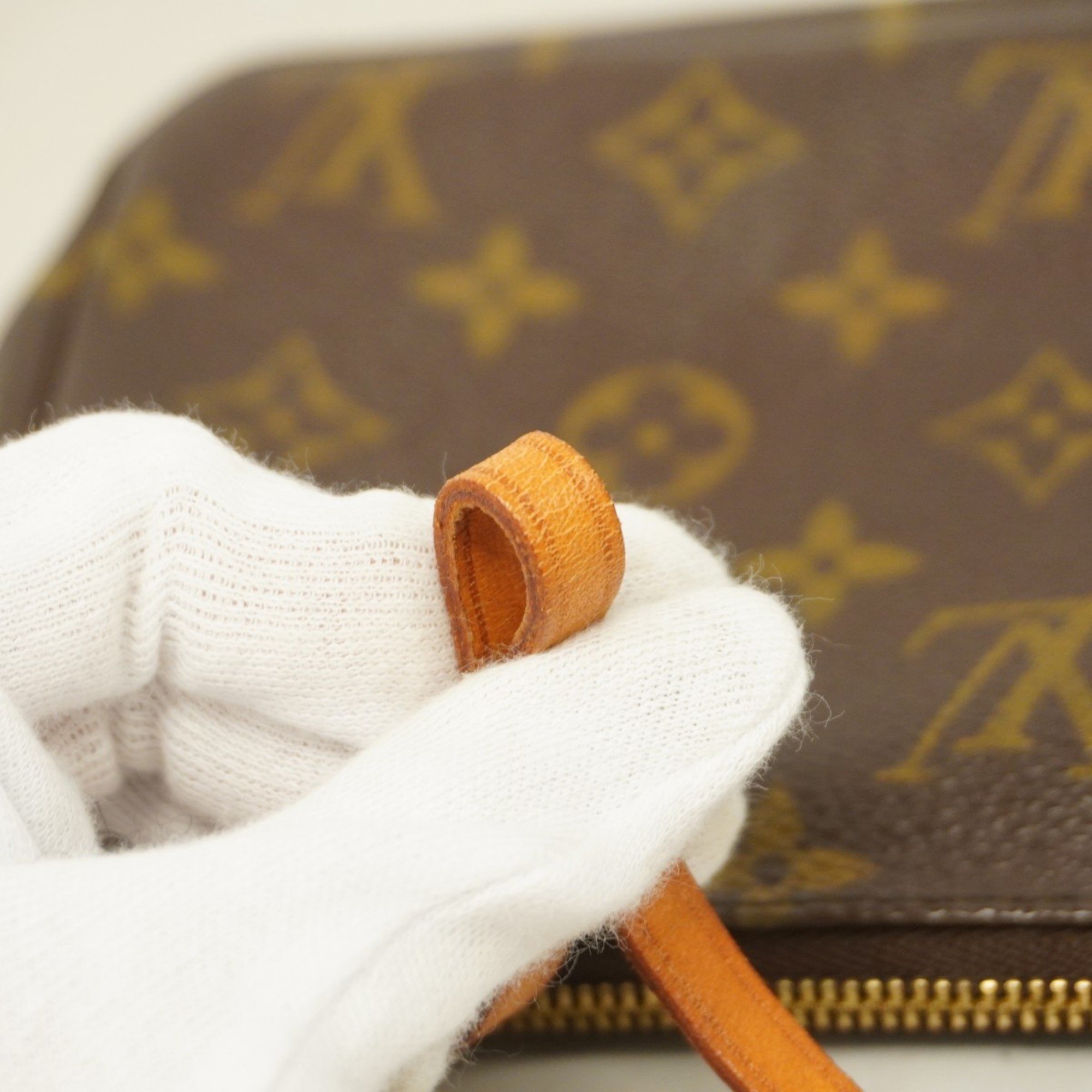 Louis Vuitton Pouch Monogram Pochette Accessoires M51980 Brown Women's