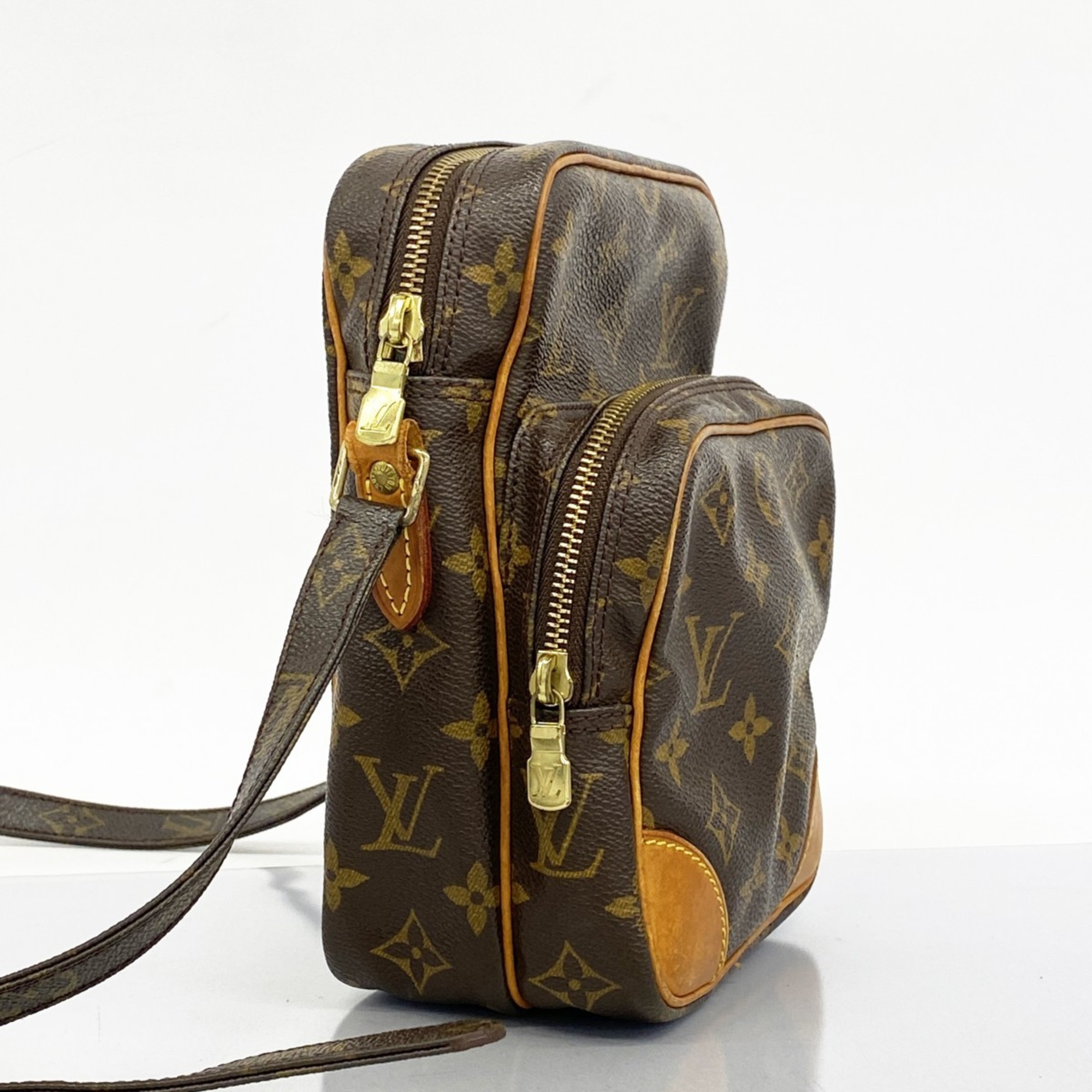 Louis Vuitton Shoulder Bag Monogram Amazon M45236 Brown Ladies