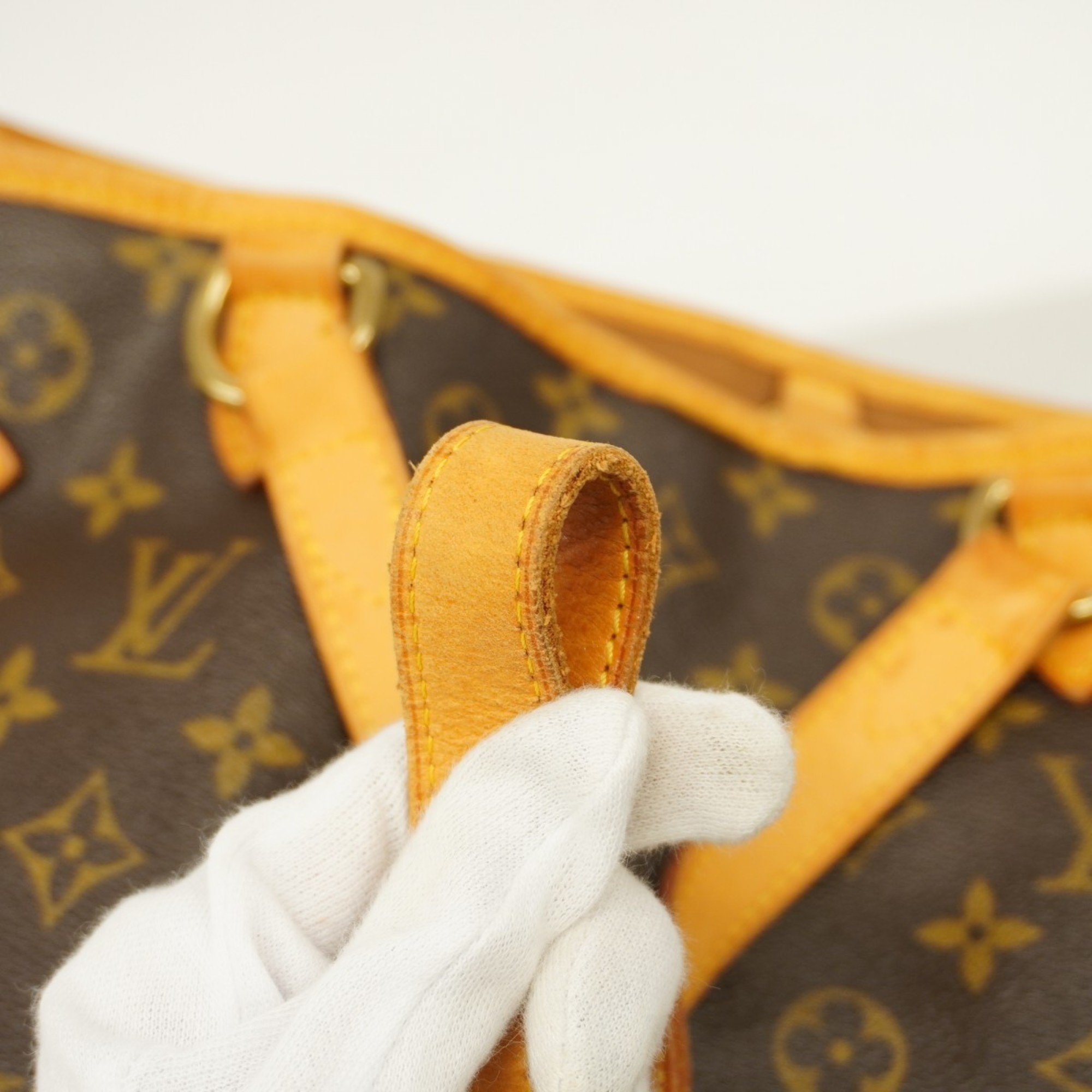 Louis Vuitton Tote Bag Monogram Batignolles Horizontal M51154 Brown Women's