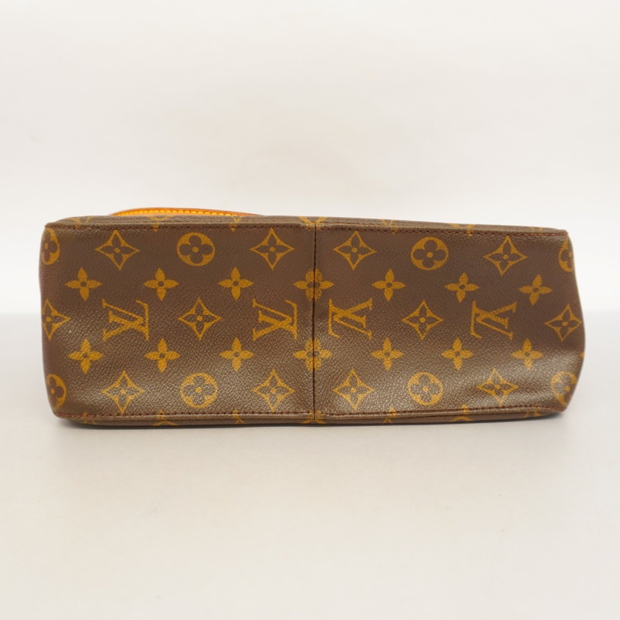 Louis Vuitton Shoulder Bag Monogram Looping GM M51145 Brown Ladies