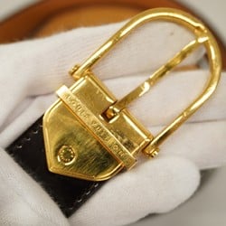 Louis Vuitton Belt Vernis Santur M9480 Black Ladies