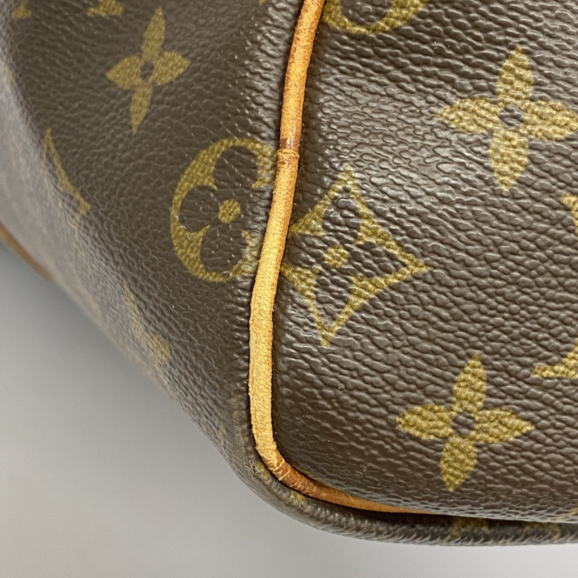 Louis Vuitton Boston Bag Monogram Keepall 55 M41424 Brown Men's Women's