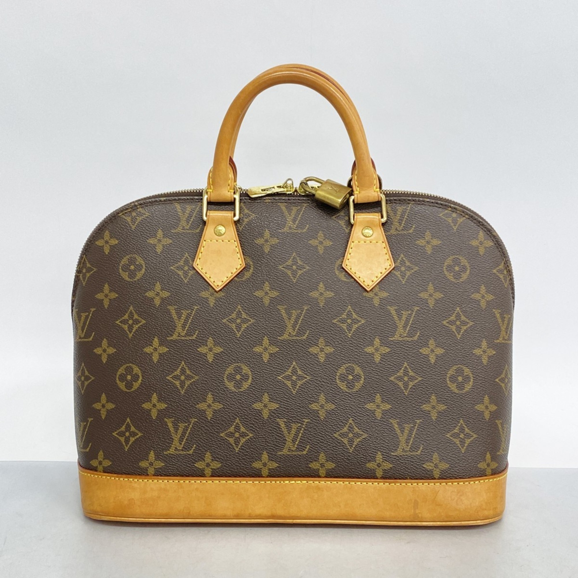 Louis Vuitton handbag Monogram Alma M51130 brown ladies