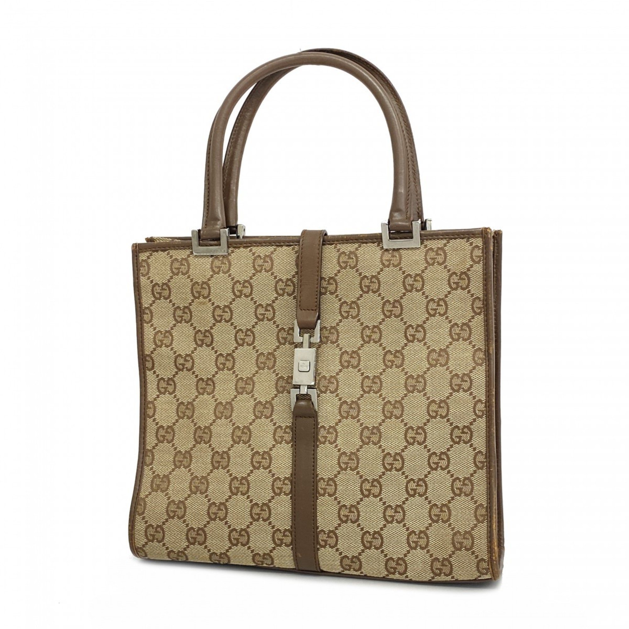 Gucci Handbag GG Canvas Jackie 002 1065 Brown Women's