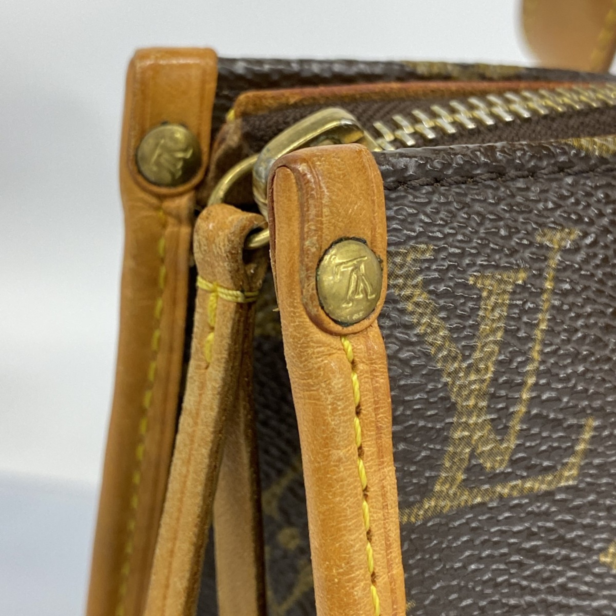 Louis Vuitton Shoulder Bag Monogram Popincourt M40007 Brown Ladies