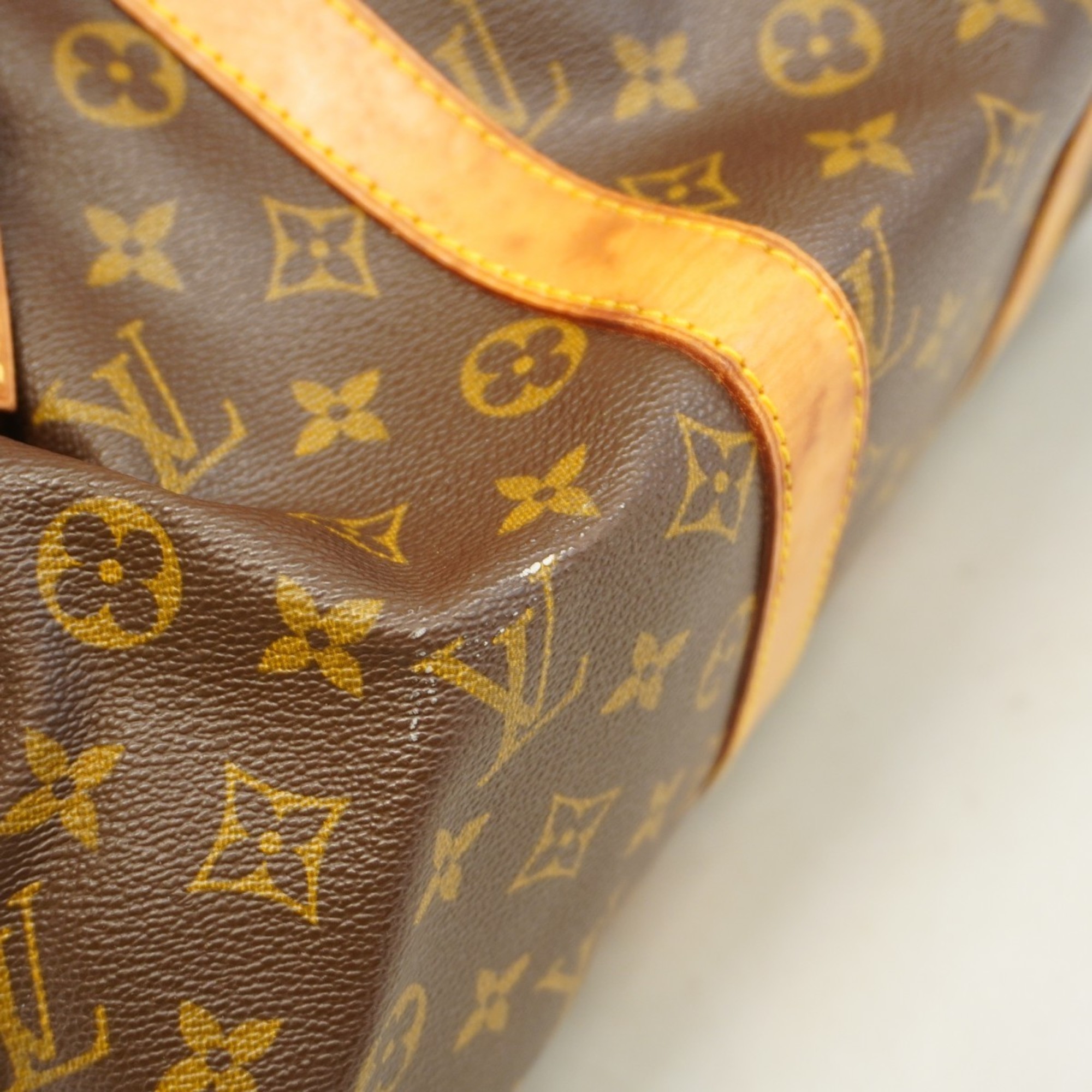 Louis Vuitton Boston Bag Monogram Keepall 45 M41428 Brown Men's Women's