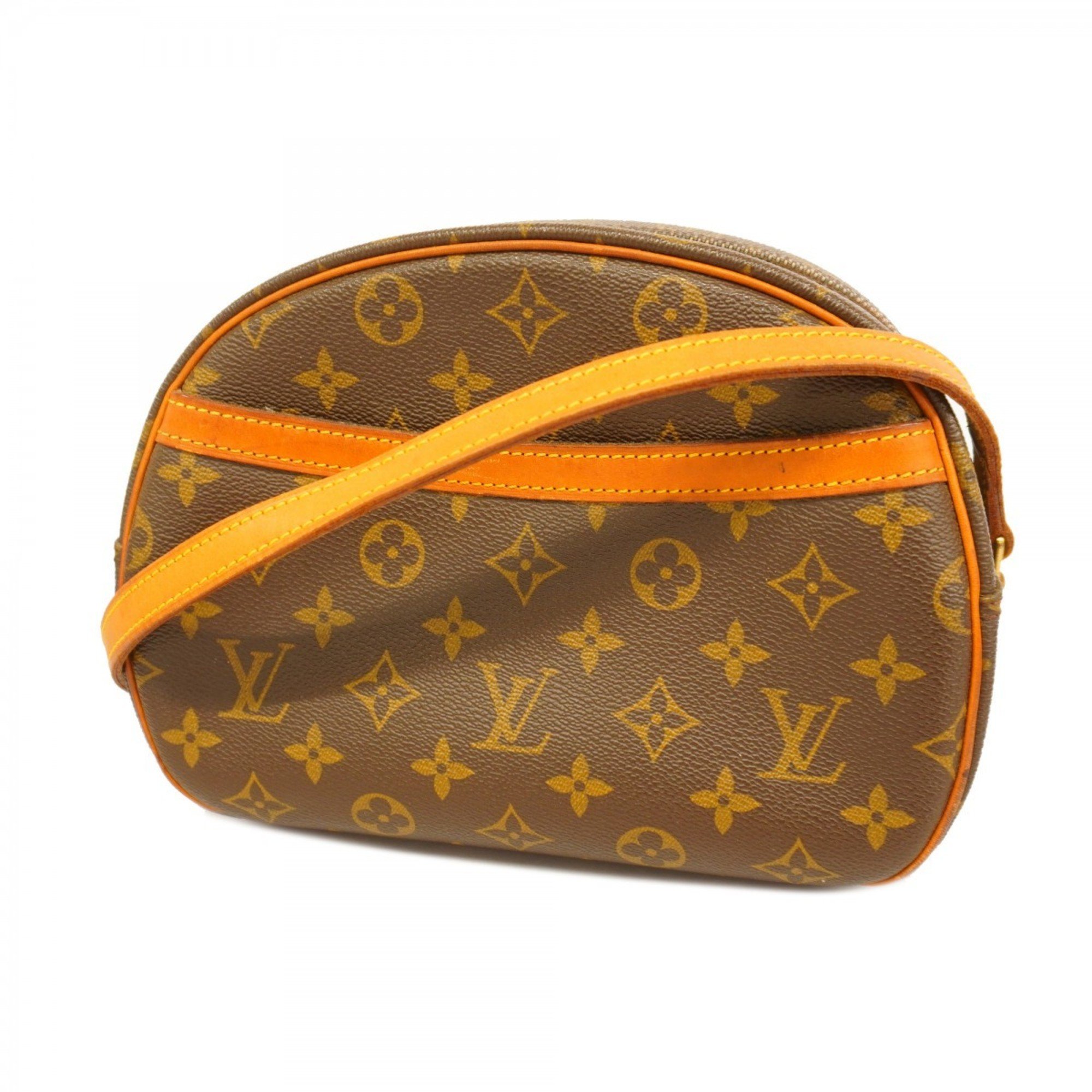 Louis Vuitton Shoulder Bag Monogram Blois M51221 Brown Ladies