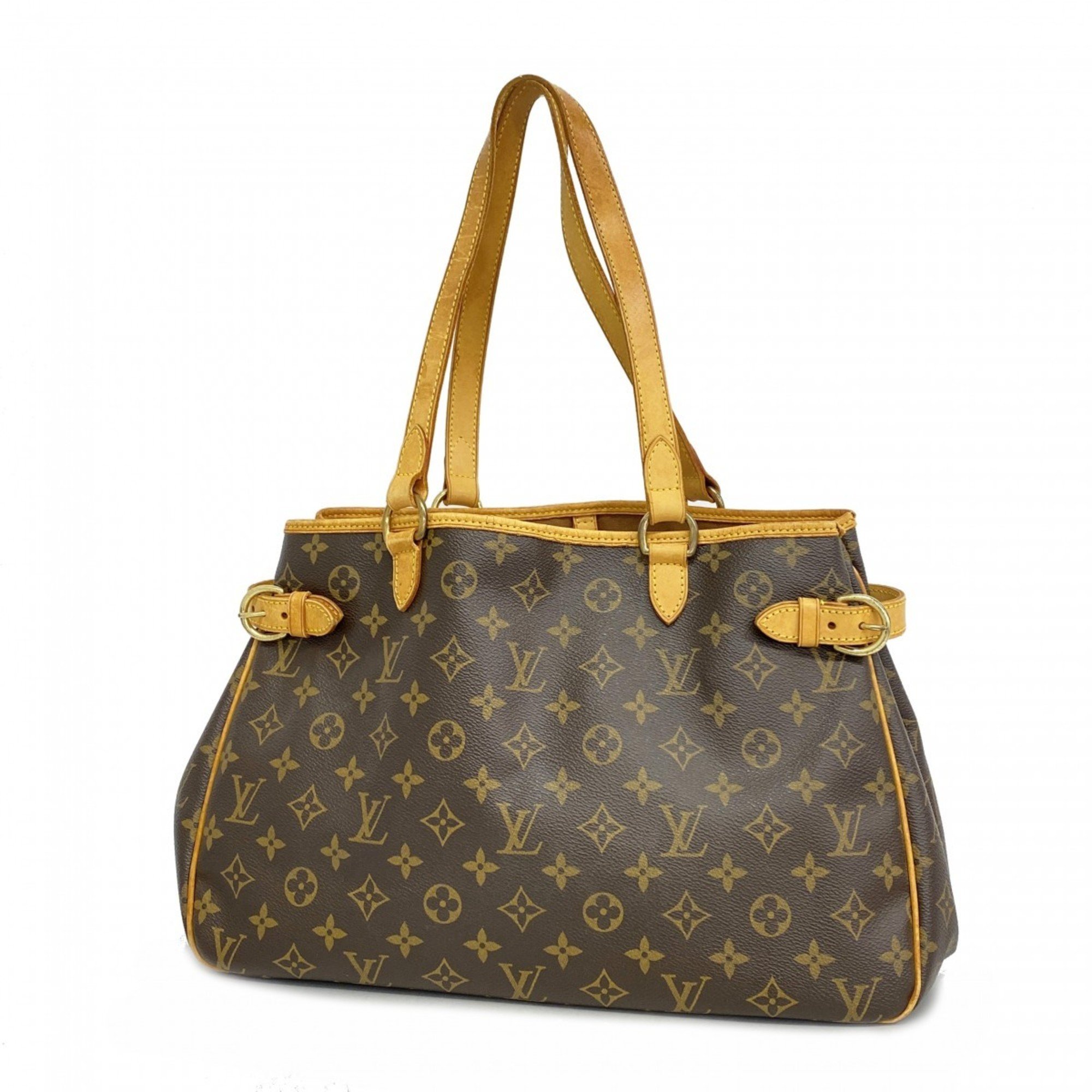 Louis Vuitton Tote Bag Monogram Batignolles Horizontal M51154 Brown Women's