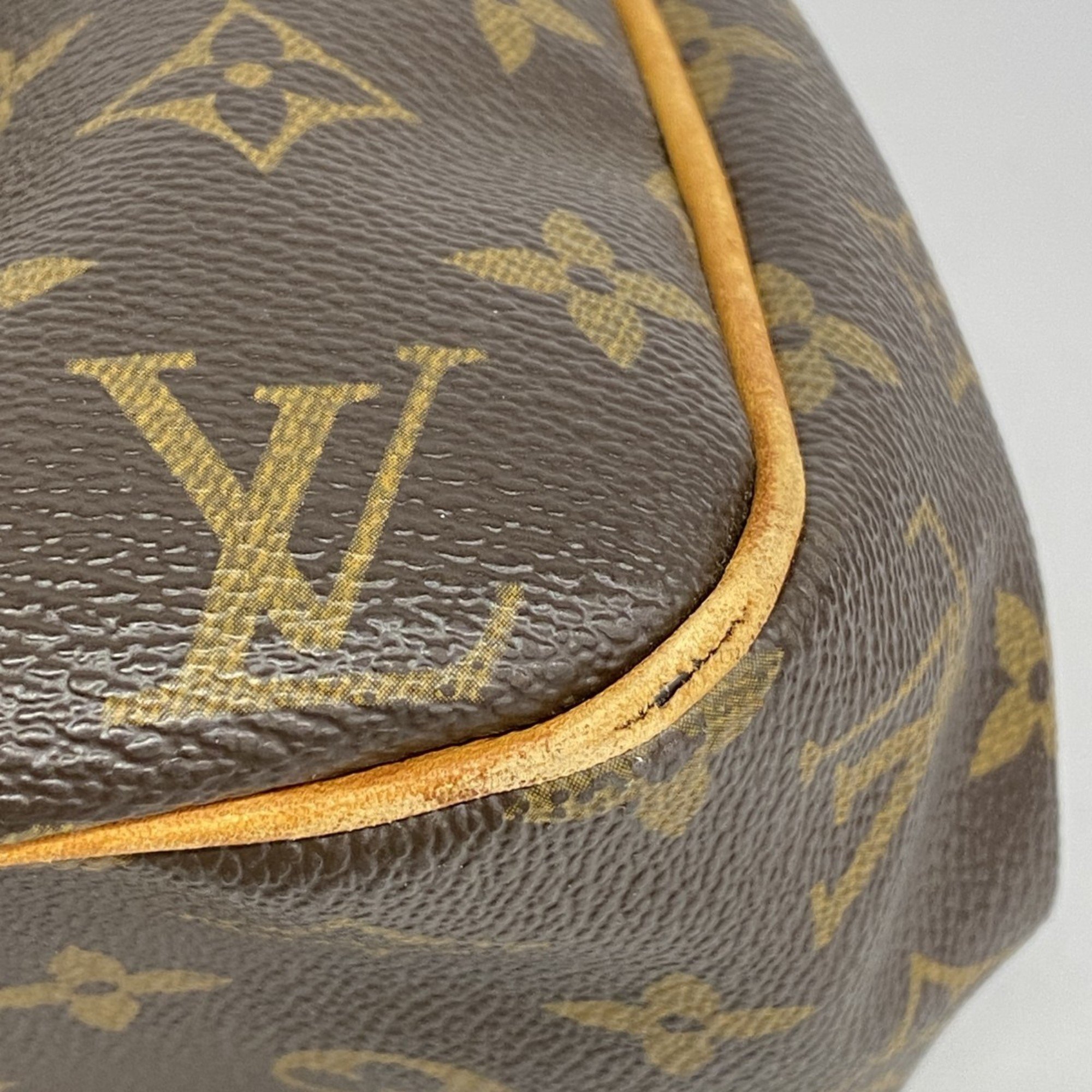 Louis Vuitton Tote Bag Monogram Batignolles Horizontal M51154 Brown Women's