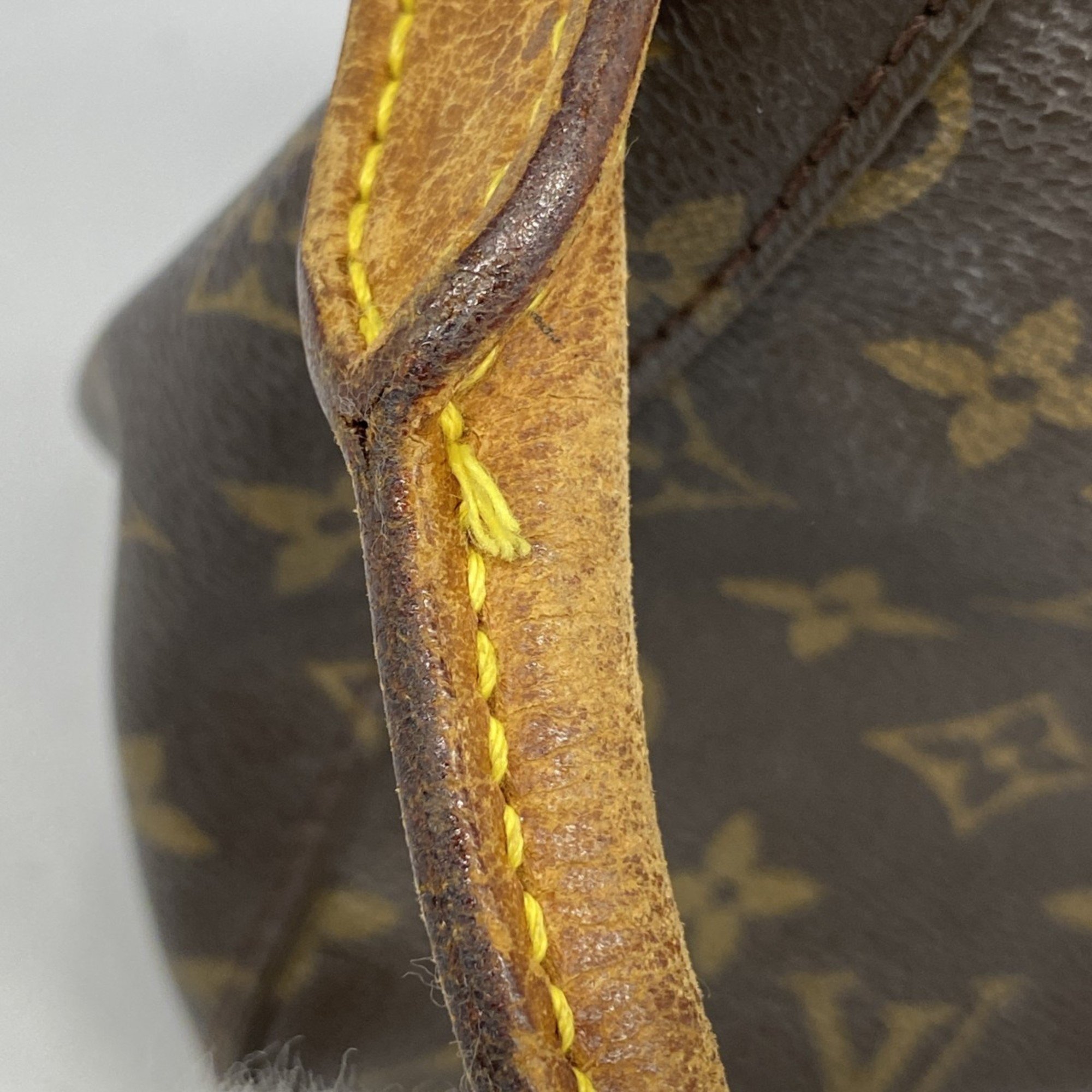 Louis Vuitton Shoulder Bag Monogram Looping M51147 Brown Ladies