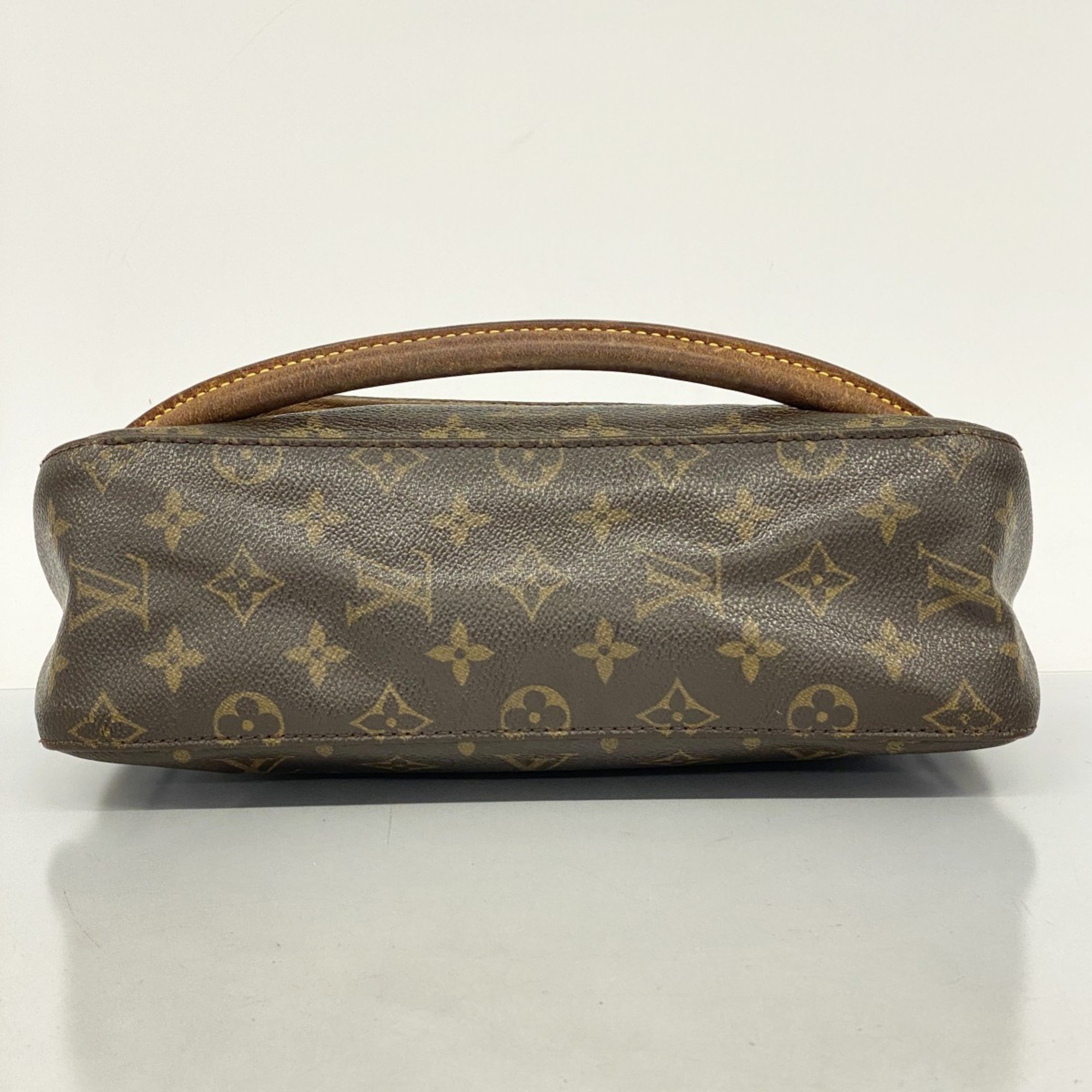 Louis Vuitton Shoulder Bag Monogram Looping M51147 Brown Ladies