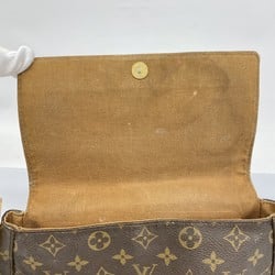 Louis Vuitton Shoulder Bag Monogram Looping M51147 Brown Ladies