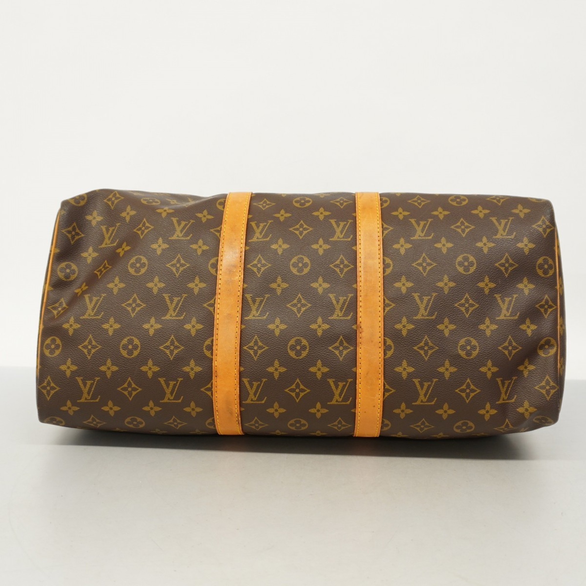 Louis Vuitton Boston Bag Monogram Keepall 50 M41426 Brown Men's Women's