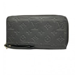 Louis Vuitton Long Wallet Monogram Empreinte Zippy M61864 Noir Ladies