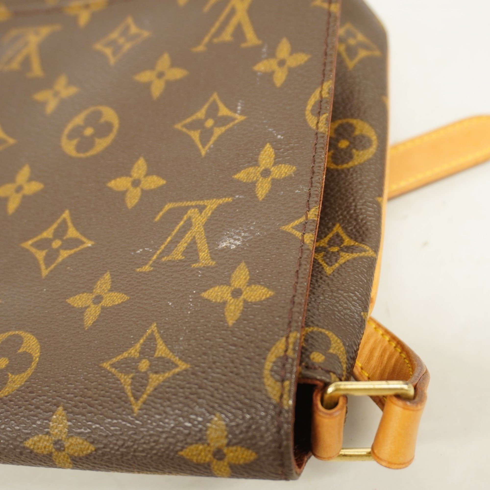 Louis Vuitton Shoulder Bag Monogram Musette Tango Short Strap M51257 Brown Women's