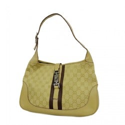 Gucci Handbag GG Canvas Jackie 00963 Beige Women's