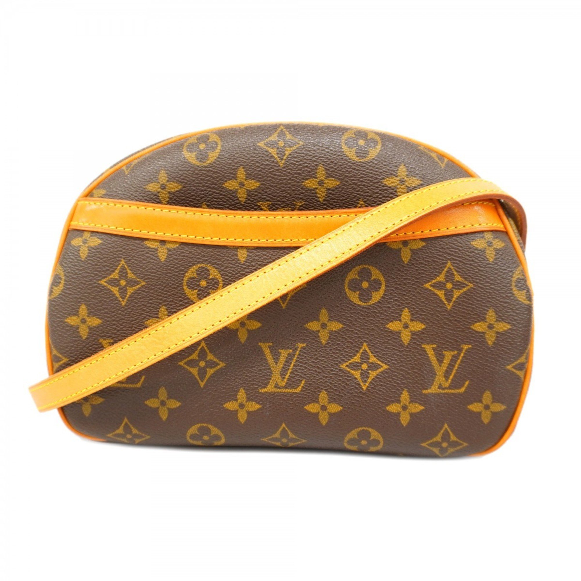 Louis Vuitton Shoulder Bag Monogram Blois M51221 Brown Ladies