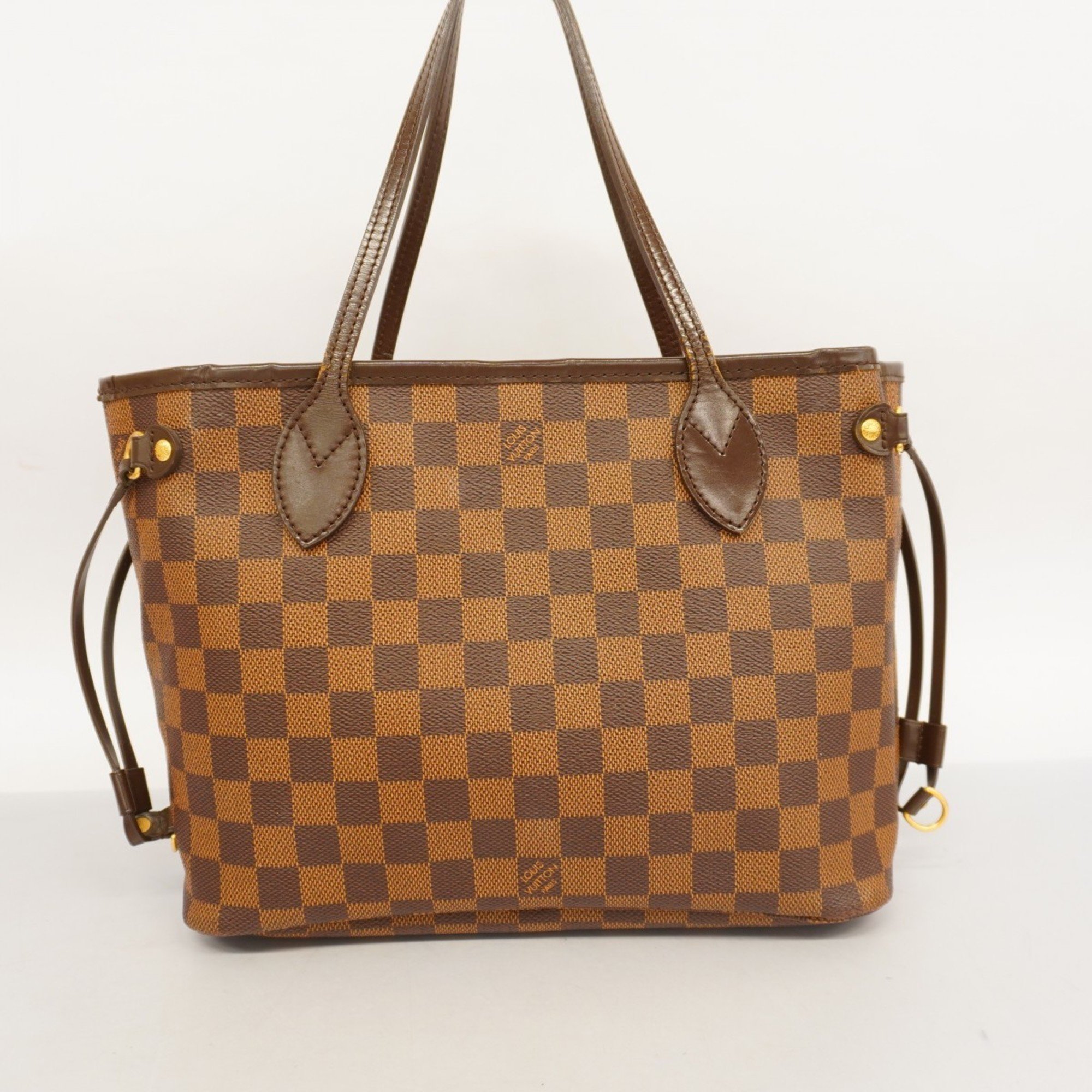 Louis Vuitton Tote Bag Damier Neverfull PM N51109 Ebene Women's