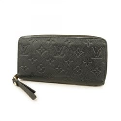 Louis Vuitton Long Wallet Monogram Empreinte Zippy M61864 Noir Ladies