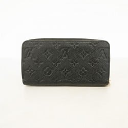 Louis Vuitton Long Wallet Monogram Empreinte Zippy M61864 Noir Ladies