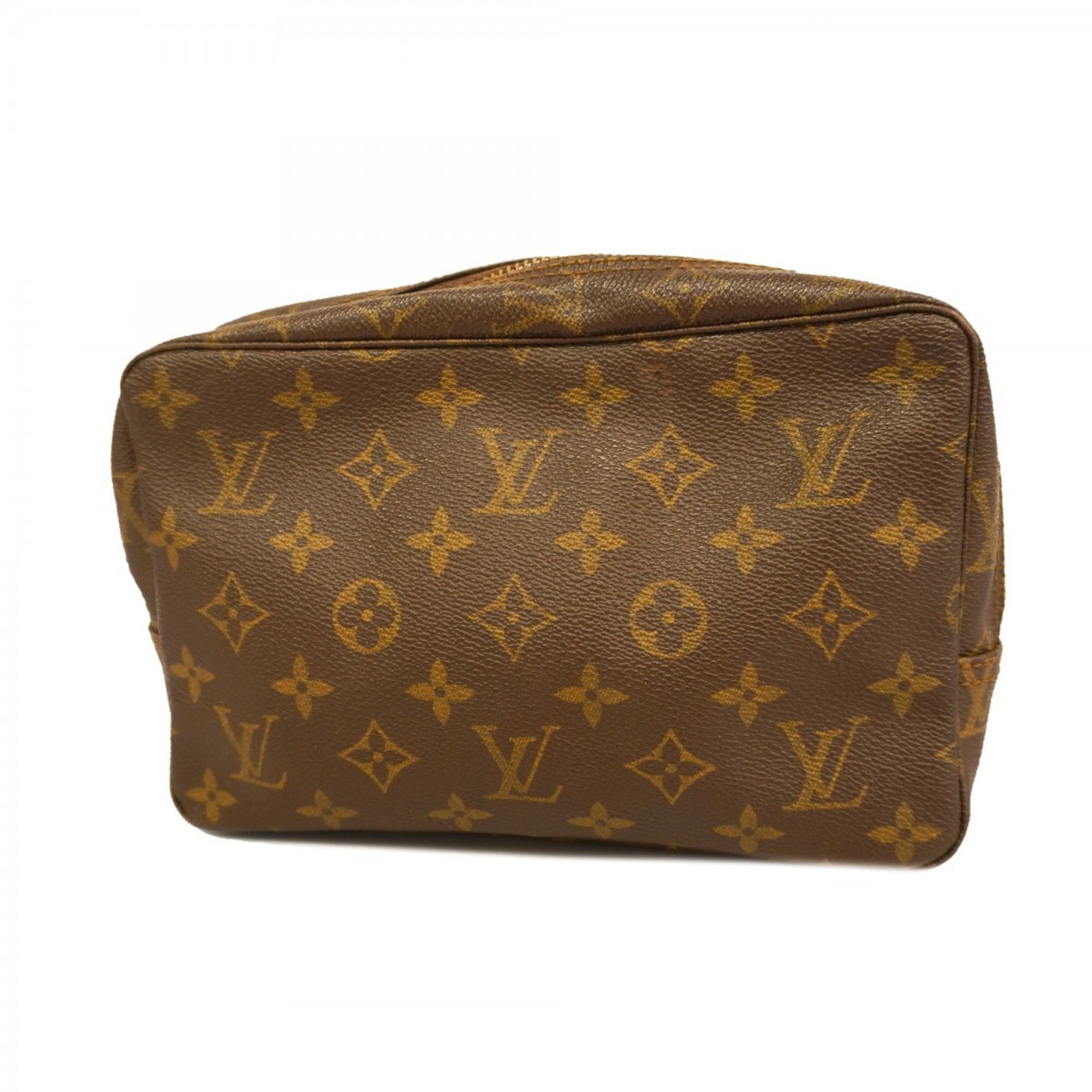 Louis Vuitton Clutch Bag Monogram True Toilet 23 M47524 Brown Women's