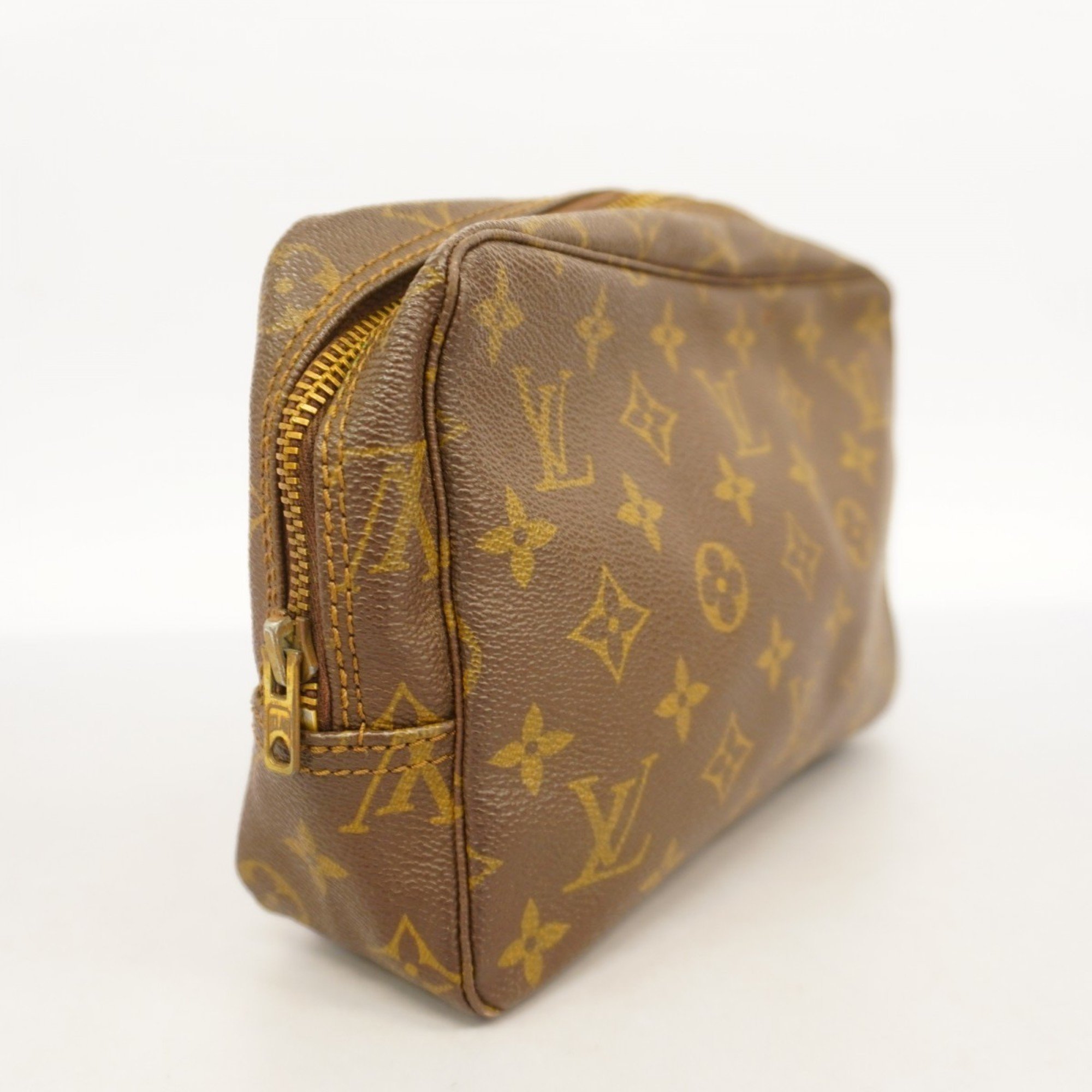 Louis Vuitton Clutch Bag Monogram True Toilet 23 M47524 Brown Women's