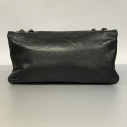 Chanel Shoulder Bag 2.55 Lambskin Black Women's