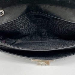 Chanel Shoulder Bag 2.55 Lambskin Black Women's