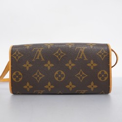 Louis Vuitton Shoulder Bag Monogram Pochette Twin PM M51854 Brown Women's