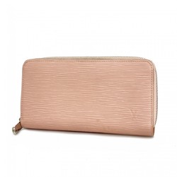 Louis Vuitton Long Wallet Epi Zippy M61863 Rose Ballerine Ladies