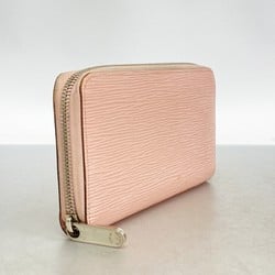 Louis Vuitton Long Wallet Epi Zippy M61863 Rose Ballerine Ladies