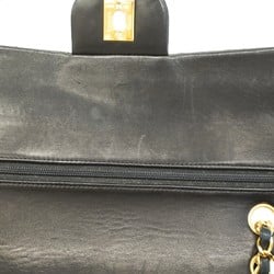 Chanel Shoulder Bag Matelasse Lambskin Black Women's